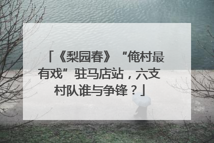《梨园春》“俺村最有戏”驻马店站，六支村队谁与争锋？