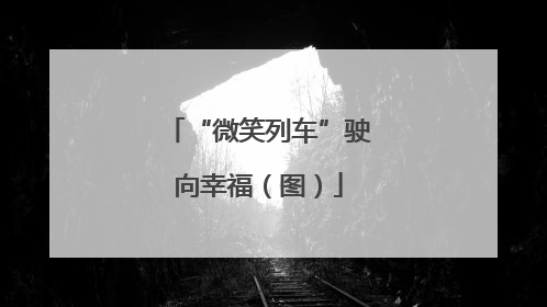 “微笑列车”驶向幸福（图）
