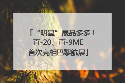 “明星”展品多多！直-20、直-9ME首次亮相巴黎航展