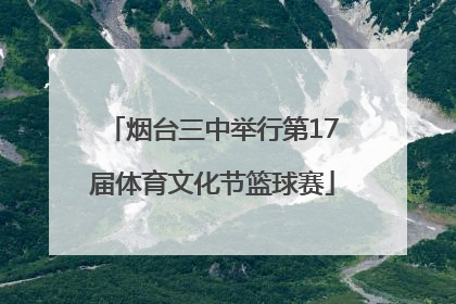 烟台三中举行第17届体育文化节篮球赛
