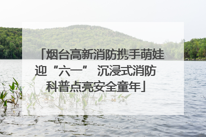 烟台高新消防携手萌娃迎“六一” 沉浸式消防科普点亮安全童年