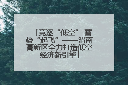 竞逐“低空” 蓄势“起飞”——渭南高新区全力打造低空经济新引擎