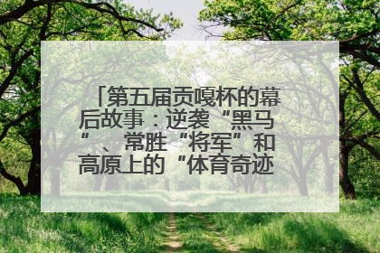 第五届贡嘎杯的幕后故事：逆袭“黑马”、常胜“将军”和高原上的“体育奇迹”丨微纪录