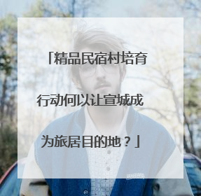 精品民宿村培育行动何以让宣城成为旅居目的地？