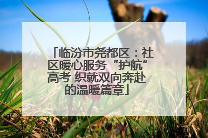 临汾市尧都区：社区暖心服务“护航”高考 织就双向奔赴的温暖篇章