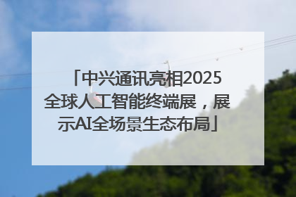 中兴通讯亮相2025全球人工智能终端展，展示AI全场景生态布局