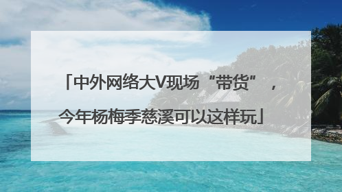 中外网络大V现场“带货”，今年杨梅季慈溪可以这样玩