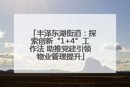 丰泽东湖街道：探索创新“1+4”工作法 助推党建引领物业管理提升