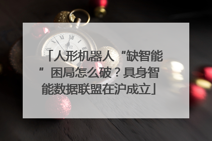 人形机器人“缺智能”困局怎么破？具身智能数据联盟在沪成立