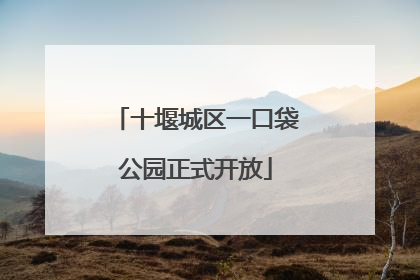 十堰城区一口袋公园正式开放