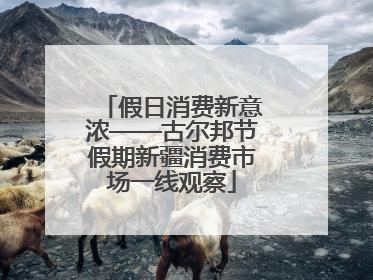 假日消费新意浓——古尔邦节假期新疆消费市场一线观察
