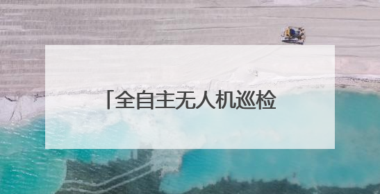 全自主无人机巡检系统首次亮相夷陵