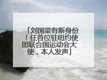 刘国梁有新身份！任首位驻纽约使团联合国运动会大使，本人发声