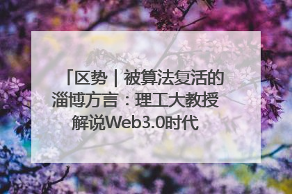 区势｜被算法复活的淄博方言：理工大教授解说Web3.0时代声音传播密码