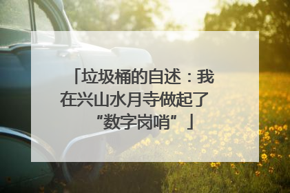垃圾桶的自述：我在兴山水月寺做起了“数字岗哨”