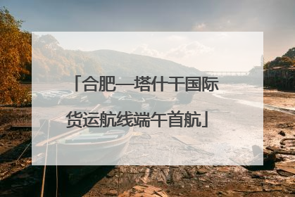 合肥—塔什干国际货运航线端午首航