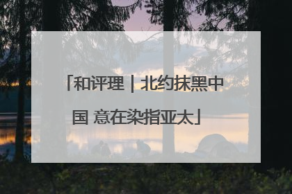 和评理｜北约抹黑中国 意在染指亚太