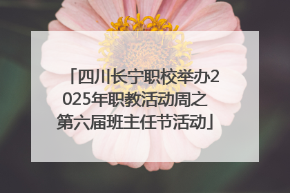 四川长宁职校举办2025年职教活动周之第六届班主任节活动