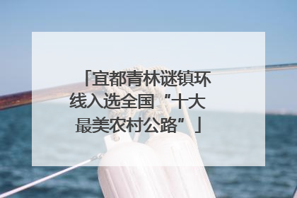 宜都青林谜镇环线入选全国“十大最美农村公路”