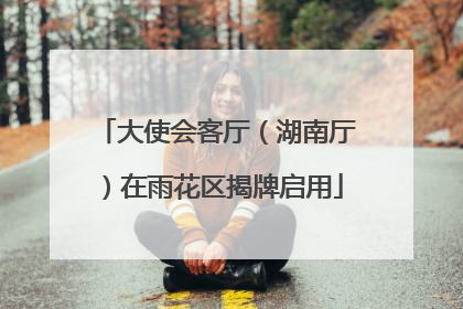 大使会客厅（湖南厅）在雨花区揭牌启用
