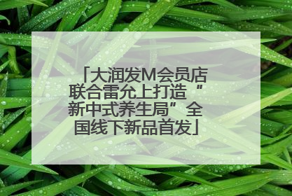 大润发M会员店联合雷允上打造“新中式养生局”全国线下新品首发