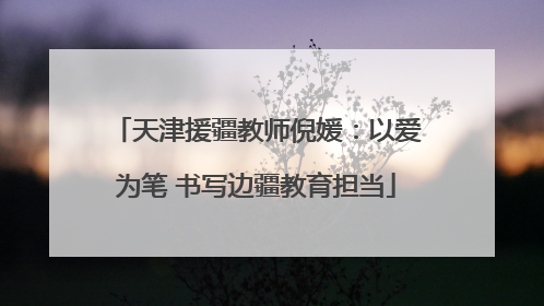 天津援疆教师倪媛：以爱为笔 书写边疆教育担当