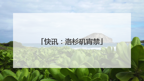快讯：洛杉矶宵禁