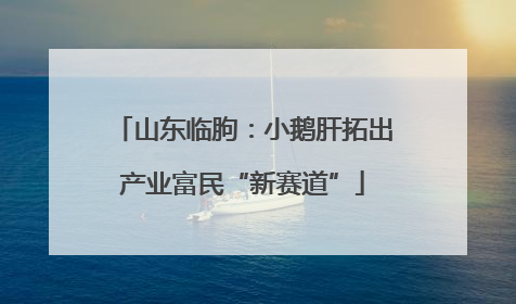 山东临朐：小鹅肝拓出产业富民“新赛道”