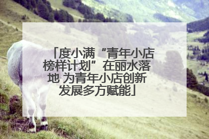 度小满“青年小店榜样计划”在丽水落地 为青年小店创新发展多方赋能