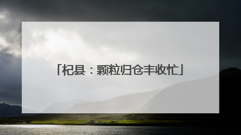 杞县：颗粒归仓丰收忙