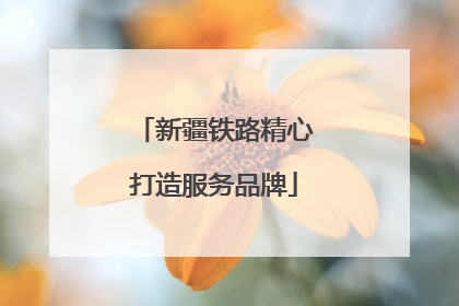 新疆铁路精心打造服务品牌