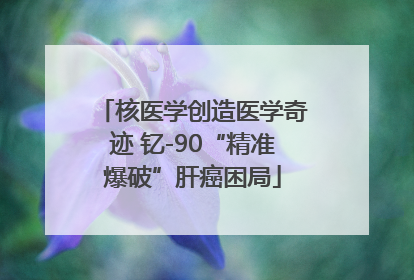 核医学创造医学奇迹 钇-90“精准爆破”肝癌困局