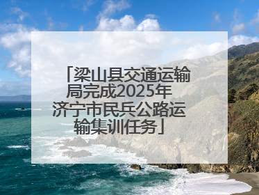 梁山县交通运输局完成2025年济宁市民兵公路运输集训任务