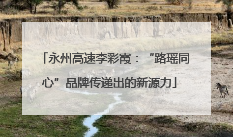 永州高速李彩霞：“路瑶同心”品牌传递出的新源力