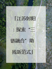 江苏射阳：探索“三链融合”助残新范式