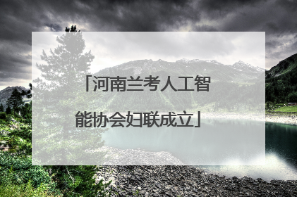 河南兰考人工智能协会妇联成立