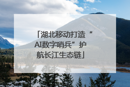 湖北移动打造“AI数字哨兵”护航长江生态链