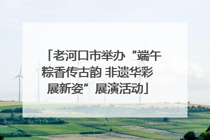 老河口市举办“端午粽香传古韵 非遗华彩展新姿”展演活动