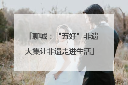 聊城：“五好”非遗大集让非遗走进生活