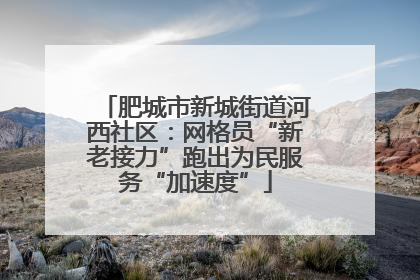 肥城市新城街道河西社区：网格员“新老接力”跑出为民服务“加速度”