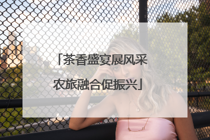 茶香盛宴展风采 农旅融合促振兴