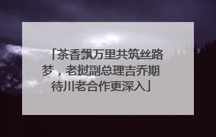 茶香飘万里共筑丝路梦，老挝副总理吉乔期待川老合作更深入