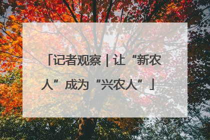 记者观察｜让“新农人”成为“兴农人”