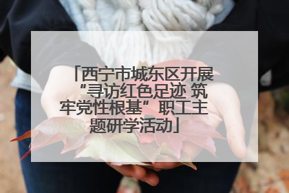 西宁市城东区开展“寻访红色足迹 筑牢党性根基”职工主题研学活动