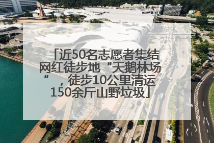 近50名志愿者集结网红徒步地“天鹅林场”，徒步10公里清运150余斤山野垃圾