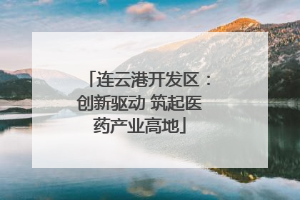 连云港开发区：创新驱动 筑起医药产业高地