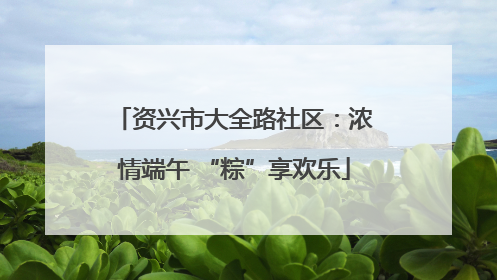 资兴市大全路社区：浓情端午 “粽”享欢乐