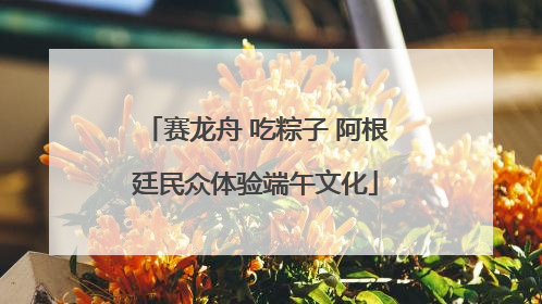 赛龙舟 吃粽子 阿根廷民众体验端午文化