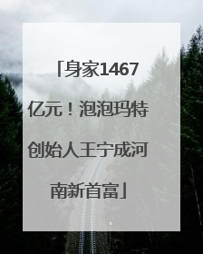 身家1467亿元！泡泡玛特创始人王宁成河南新首富