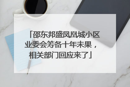 邵东邦盛凤凰城小区业委会筹备十年未果，相关部门回应来了